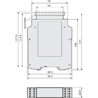 Interface pour surveillance de vitesse 0,1 Hz ... 9,9 Hz - MOC3SA-AAB44D31-Lire la description
