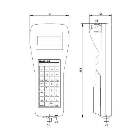 Appareil de lecture/écriture BF mobiles (70/455 kHz) - BIS C-810-0-009 (BAE00CZ)-Lire la description