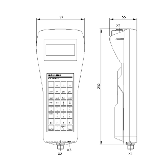 Appareil de lecture/écriture BF mobiles (70/455 kHz) - BIS C-810-0-009 (BAE00CZ)-Lire la description