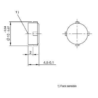 Tag pour couplage inductif - BIS C-122-11/L (BIS0015)-Lire la description