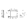 Cadre optique PNP NO P=160x160mm Pot. IR DO / M08 3P - BOW A-1616-PS-C-S49 (BOW002J)