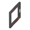 Cadre optique PNP NO P=160x160mm Pot. IR DO / M08 3P - BOW A-1616-PS-C-S49 (BOW002J)