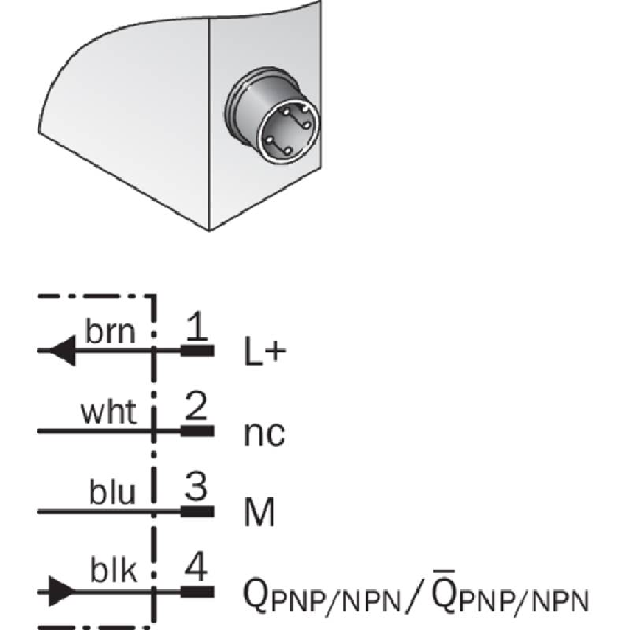 Cadre optique (version fermée) 200x250mm PNP/NPN LO/DO / M12 4P - FLG2-20025011-Lire la description