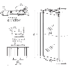Miroir de renvoi 600mm pour portée 4 à 15m - PNS125-064