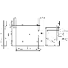 Cadre optique PNP/NPN P=80x80mm Pot. IR LO/DO / M08 4P - BOW B-0808-DU-C-S75 (BOW002Y)