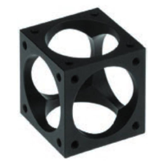 Cube combi série quad Type: EV 30, anodisé noir - 92403-Lire la description