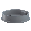 Midi Adaptateur montage au sol IP66 GRIS - 261.700.01