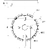 Midi Adaptateur montage au sol IP66 GRIS - 261.700.01