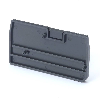 Flasque pour borniers 1-étage, Push-in + 1,5 mm², gris foncé, 2 pts - XW5E-P1.5-1.1-1 Flasque pour borniers 1-étage, Push-in + 1,5 mm², gris foncé, 2 pts - XW5E-P1.5-1.1-1