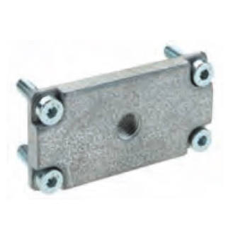 Plaque dassemblage pour pieds-supports - S-30, M8 - 4004403-Lire la description