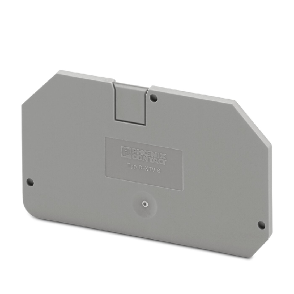 Flasque d'extrémité, 2,2 x 62,8 x 36 mm, gris - D-XTV 6 Flasque d'extrémité, 2,2 x 62,8 x 36 mm, gris - D-XTV 6-Lire la description