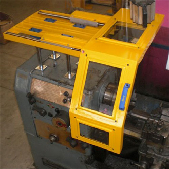 Protecteur pour tours, écran Ø800mm polycarbonate, avec microrupteur - 1MJ800CM-Lire la description