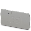 Flasque d'extrémité, 60,5 x 2,2 x 29 mm, gris - D-ST 2,5-TWIN Flasque d'extrémité, 60,5 x 2,2 x 29 mm, gris - D-ST 2,5-TWIN