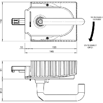 Module de poignée MGB-H... à gauche - MGB-H-AA1B1-L-114656-Lire la description