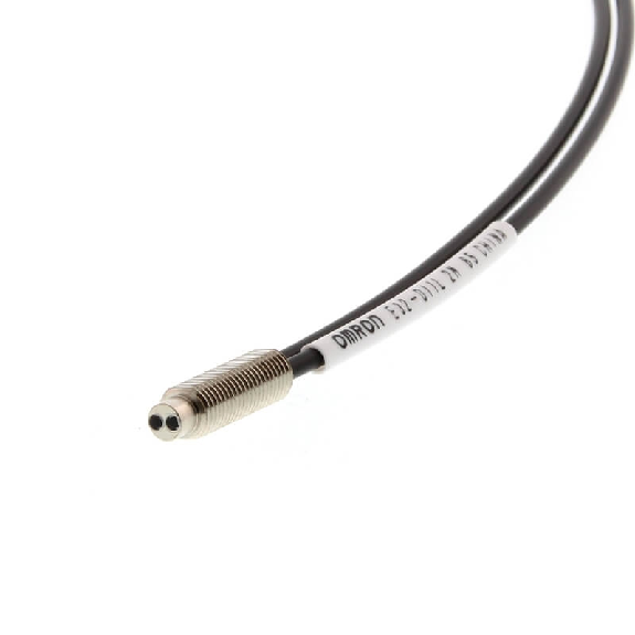 Fibre opt. directe, plast., flexible, tête M6, 2m - E32-D11R 2M-Leggi tutto