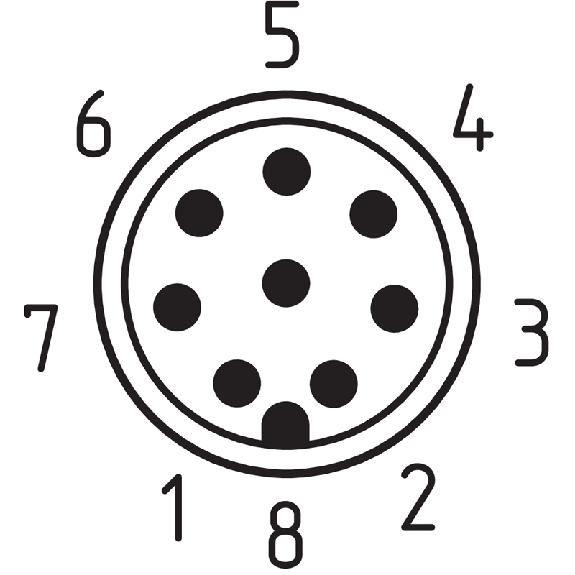 DETEC SECU POLYV" + DIAG - CSS-8-180-2PDM-LST 2M M12 8POL" DETEC SECU POLYV" + DIAG - CSS-8-180-2PDM-LST 2M M12 8POL"-Lire la description