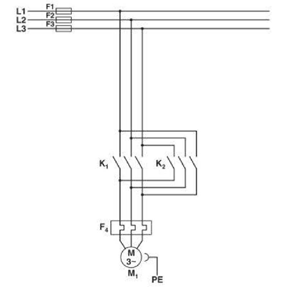 Démarreur réversible moteurs CA triphasés, 500VAC - 2,4A / Cde 24VDC - ELR H5-I-SC- 24DC/500AC-2 Démarreur réversible moteurs CA triphasés, 500VAC - 2,4A / Cde 24VDC - ELR H5-I-SC- 24DC/500AC-2-Lire la description
