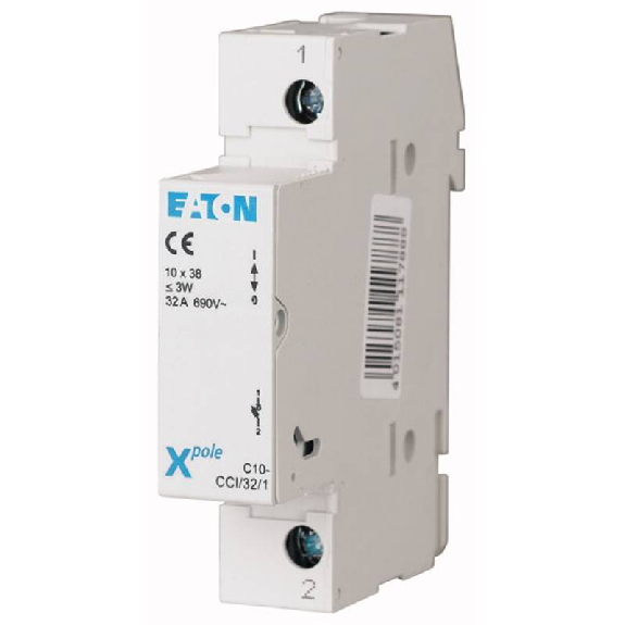 Coupe-circuit fusible 10x38 1P Coupe-circuit fusible 10x38 1P-Lire la description