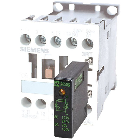 Module d'antiparasitage contacteurs LG-S00, 12-250 VDC - 26500 | LG-3RTH-Lire la description