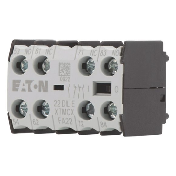 Contacts auxiliaires, 2F, 2O, Frontal, à vis, DILE(E)M, DILER - 22DILE Contacts auxiliaires, 2F, 2O, Frontal, à vis, DILE(E)M, DILER - 22DILE-Lire la description