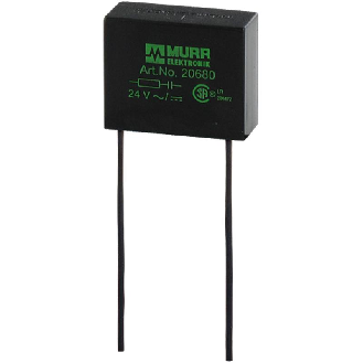 Module d'antiparasitage contacteurs Universel, RC, 230VAC/DC/15VA/W - 20682 | RCF 22-220/220-Lire la description