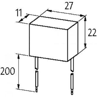 Module d'antiparasitage contacteurs Universel, RC, 230VAC/DC/15VA/W - 20682 | RCF 22-220/220-Lire la description
