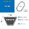 CMW - Correa trapezoidal estrecha SPB1250