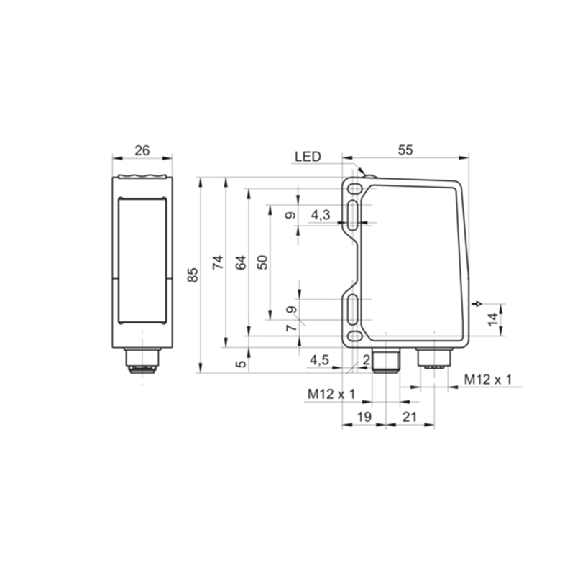 Laser de mesure Ligne Sd=100-600mm ANA+Ethernet TCP/IP M12 4P+M12 8P - OM70-L0600.HV0350.EK Laser de mesure Ligne Sd=100-600mm ANA+Ethernet TCP/IP M12 4P+M12 8P - OM70-L0600.HV0350.EK-Lire la description
