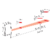 Laser de mesure Ligne Sd=100-600mm ANA+Ethernet TCP/IP M12 4P+M12 8P - OM70-L0600.HV0500.EK