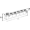 Cube67 Module dextension d'E/S, IP67, DIO8 - 1.0 A (E) - 4× M12 - 56631 | Cube67 DIO8 E 4xM12 1A