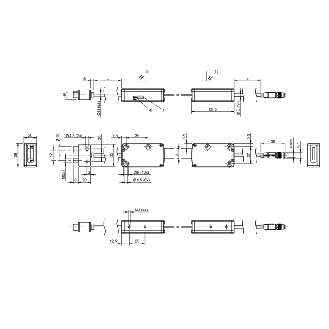 Bande lumineuse Larg=20mm P=2m Laser IO-Link - BLA 16C-002-00,25-S75 (BLA0007)-Lire la description