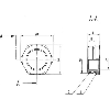 Réducteur hexagonal laiton SKINDICHT MR-M 6kt. 32x1,5/25x1,5+O-RING - 52101973 | SKINDICHT MR-M 6kt. 32x1,5/25x1,5+O-RING