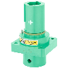 Powerlock; Embase en saillie; section: 50-120mm²; PE; Vert; Protect. - 44420272 | EPIC POWERLOCK A1 S PE/GN SP M12 (1)