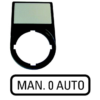 Porte étiquette complet MAN 0 AUTO - M22S-ST-GB12-Lire la description