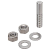 Poteau de 50 mm pour support de montage flexible E39-L261 - E39-L262 Poteau de 50 mm pour support de montage flexible E39-L261 - E39-L262