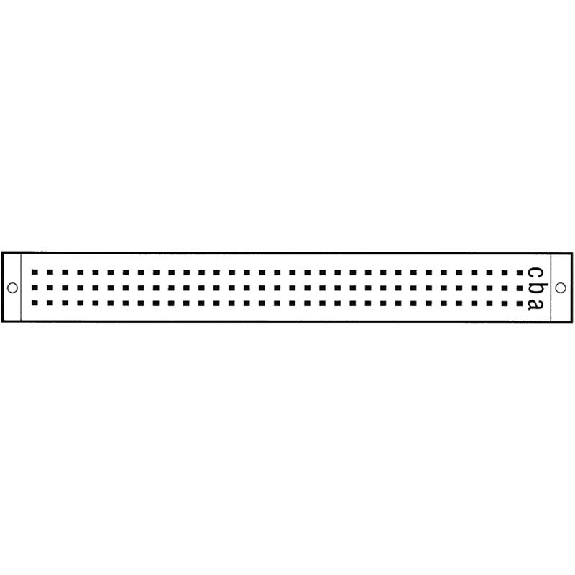 Support porte-carte Europe, 64 pôles C, 250V 4A, rangées a, c - 63043 | SKP 64/IC Support porte-carte Europe, 64 pôles C, 250V 4A, rangées a, c - 63043 | SKP 64/IC-Lire la description
