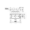 Cadre support de module B16 pour le côté embase (a, b, c, ..) 4/6 mm² - HC-M-B16-MFH-B Cadre support de module B16 pour le côté embase (a, b, c, ..) 4/6 mm² - HC-M-B16-MFH-B