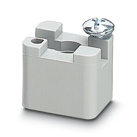 Support en matériau isolant, avec vis d'arrêt, pour barre collectrice - AB/SS Support en matériau isolant, avec vis d'arrêt, pour barre collectrice - AB/SS-Lire la description