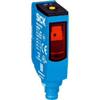Cellule Bar. reflex transp. PNP P=3.5m Laser LO/DO / M08 4P - WL9LG-3P2252-Lire la description