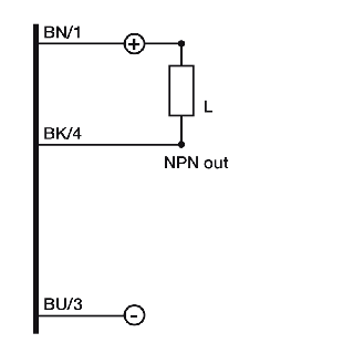 Cellule EAP NPN P=200mm Pot. LR LO/DO / M08 4P - QMRS/0N-0F-Lire la description