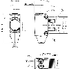 Cellule EAP PNP P=300mm PinPoint LO/DO / M12 4P+C0.15m - HTB18-P4B2AB