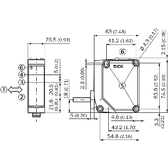 Cellule EAP RELAIS SPDT P=3m LR LO Tempo 21,6-253VAC/DC Bornier - GTB20G-QLRC116GZZZ-Lire la description