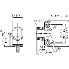 Cellule EAP PNP/NPN P=100mm IR LO/DO / Câble 2m - ZTB18-2AB1G1D04