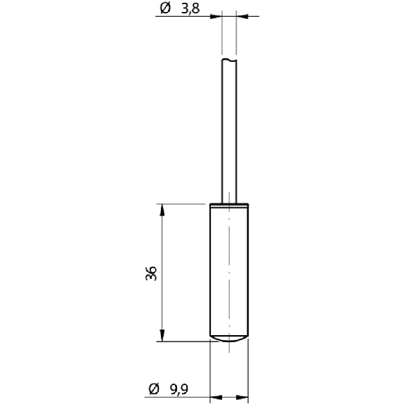 Cellule Barrage (E) AMPLI P=32m IR Ø10x36mm PC Câble 10m PVC - DGE/02-0B Cellule Barrage (E) AMPLI P=32m IR Ø10x36mm PC Câble 10m PVC - DGE/02-0B-Lire la description