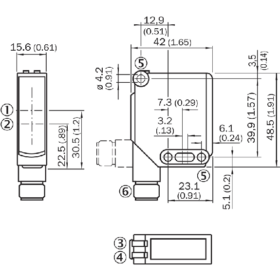 Cellule Bar. reflex PNP P=10m LR LO / M12 4P - WL11-2P2430S02-Lire la description