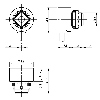 Cellule Barrage (R) PushPull P=30m IR DO Plast. Radial Câble 5m 90° - FLID/DT-0C