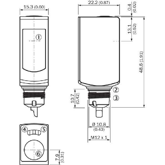 Cellule Bar. reflex PNP P=5m PinPoint LO/DO Inox V4A HD / Câble 5m - WL4S-3P1032HS02-Lire la description