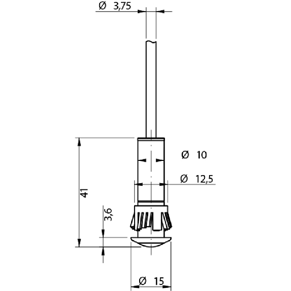 Cellule Barrage (R) PNP P=2m IR DO Ø10x36mm PC 10-30Vdc Câble 7m PVC - DGR/DP-3DEA Cellule Barrage (R) PNP P=2m IR DO Ø10x36mm PC 10-30Vdc Câble 7m PVC - DGR/DP-3DEA-Lire la description