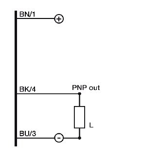 Cellule Directe PNP P=1m Pot. LR LO/DO / M08 4P - QMR8/0P-0F-Lire la description