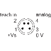 Mesure de distance Laser Point ANA P=100-1800mm qTeach 0-10V / M08 4P - OT300.DL-UBZZB.72N (OT300.DL-11240055)